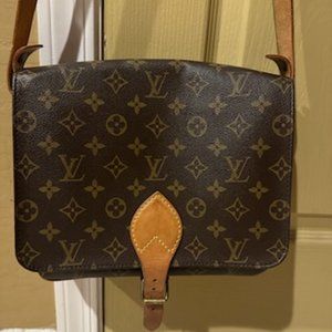Authentic Louis Vuitton Cartouchiere GM Monogram